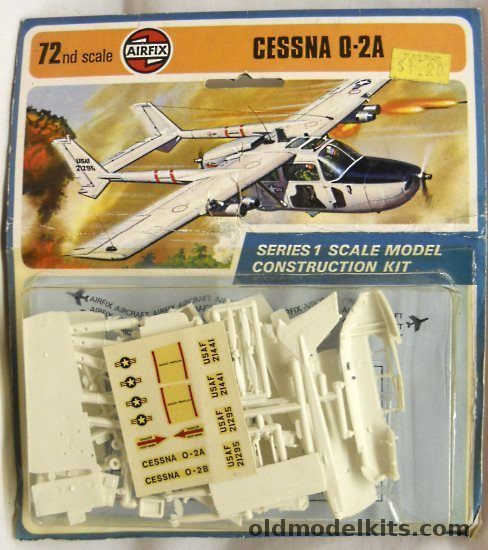 Airfix 1/72 Cessna O-2A or O-2B - Blister Pack Issue, 01053-7 plastic model kit
